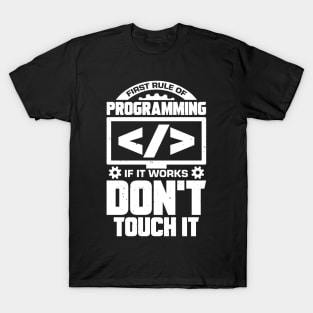 Funny Programming Coding Programmer Coder Gift T-Shirt